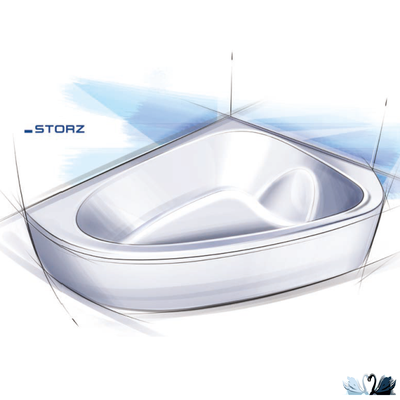 Ванна Ravak Love story II 196 x 139 см, акриловая, правая, угловая