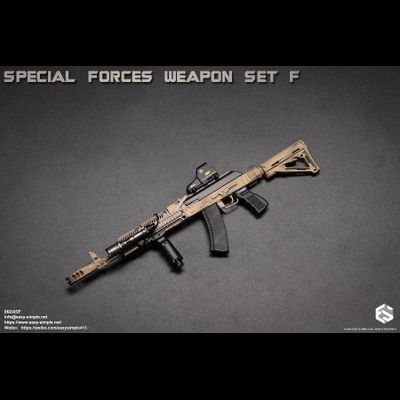 Автомат АК-74М с комплектом аксессуаров и снаряжения (Special Forces Weapon Set) - 1/6 (06045F) - Easy&amp;Simple