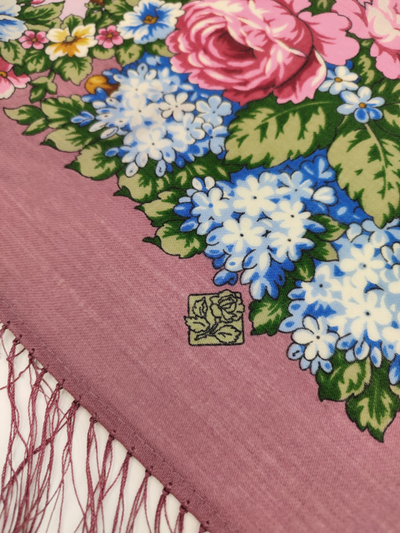 Павловопосадский платок Домашний очаг 1829-2