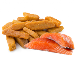 Гренки пшеничные "Копченый лосось" Лутовские