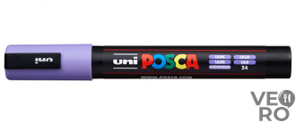 Акриловый Маркер Uni POSCA PC-5M 1,8-2,5мм, овальный наконечник, сиреневый