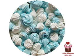 Безе набор Бело/Голубое, 50г