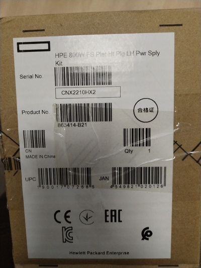 Блок питания HPE 800W  865414-B21