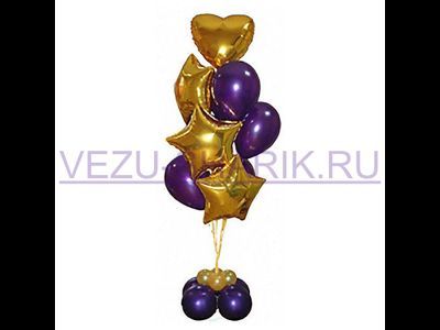 Фонтан шаров Звездный (СиК)