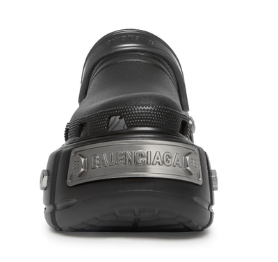 Balenciaga Hardcrocs Mule In Black