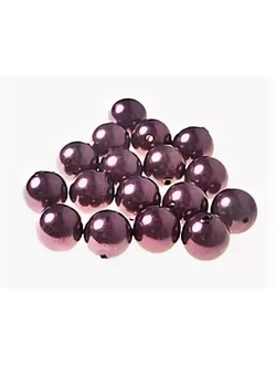 Пластиковые бусины под жемчуг, 14 мм, 20 гр