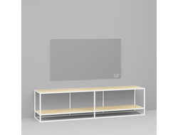 Тумба TV stand 160 lite 2 white светлый дуб