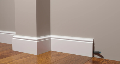 Плинтус напольный Декор-Дизайн DD701 (100x16x2000) ударопрочный, под покраску