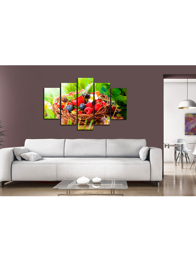 Модульная картина &quot;Лесные ягоды&quot;