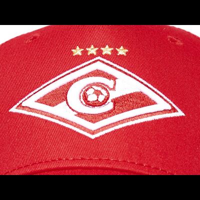 Бейсболка ФК СПАРТАК красно-белая 120252