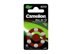 Camelion ZA312 BL-6 для слуховых аппаратов