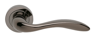 Дверные ручки Morelli Luxury LEON NIN Цвет - Черный никель