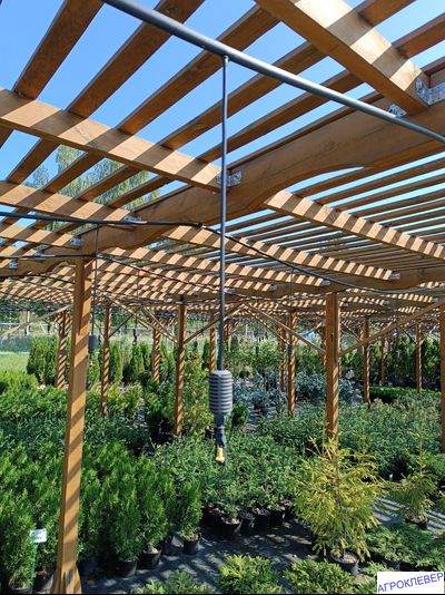 Подвес с микродождевателем / фоггером (6мм Н), с клапаном &quot;антикапля&quot;, 50 см (черный) 22,8-33,9 л/ч