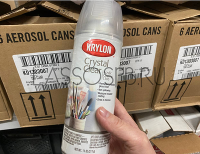 Krylon Acrylic Crystal Clear 1303 Глянцевый лак 311 г комплект 6 шт