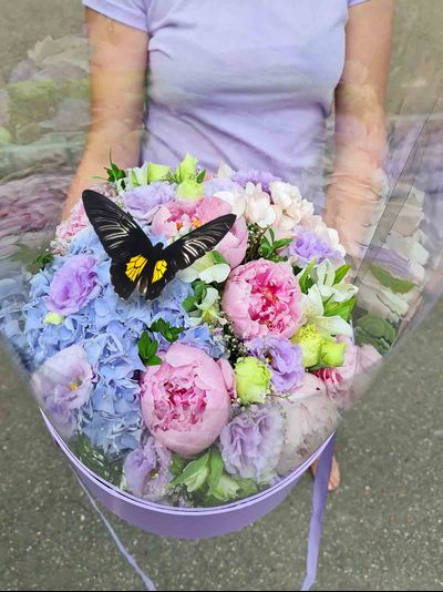 Композиция с бабочкой №46