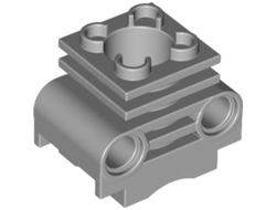 Technic Engine Cylinder with Bottom Slots, Light Bluish Gray (2850b / 6383961)