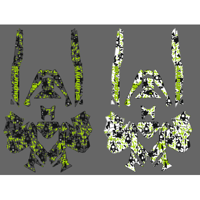 Наклейки на снегоход SKI DOO 2014 - 2016 #1553