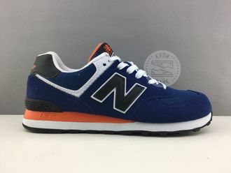 New Balance 574 Синие/замша (41,44) Арт. 043М