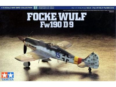 Сборная модель: (Tamiya 60751) Немецкий истребитель Focke-Wulf Fw190D-9