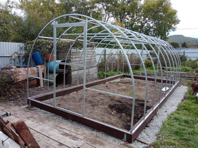 Фундамент из бруса 100*150*4000 АНТИСЕПТИК  (цвет - палисандр)