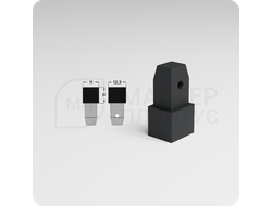 Фурнитура КПк 11-10 для плиточного профиля ПК 11-10.2700.022 Муар темно-серый