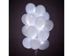 Шар со светодиодом внутри белый