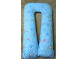 Подушка для беременных 3,5 м голубой\зайчата