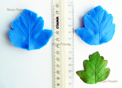 "Лист боярышника" Силиконовый молд (вайнер)