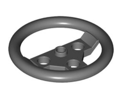 Technic, Steering Wheel Large, Dark Bluish Gray (2741 / 6306723)