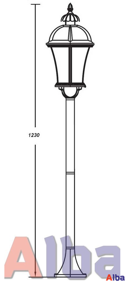 Rome L 95206 Парковый светильник