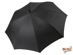 29-MCH Зонт муж. Fabretti, облегченный суперавтомат, 3 сложения, клетка