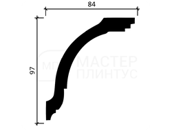 Карниз потолочный Decor-Dizayn DD08