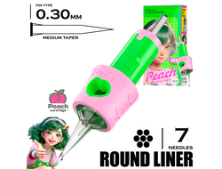 7 RLMT/0.30 - Round Liner Medium Taper - PEACH