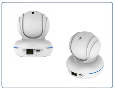 VStarcam C22Q. Видеоняня моторизированная WiFi/LAN видеокамера с DVR, Full HD 4 Mp без внешних антенн