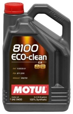 Motul 8100 Eco-clean SAE 5W30 ACEA C2 5л