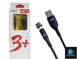 Кабель USB магнитный MR360t Type-C Силиконовый 1200mm