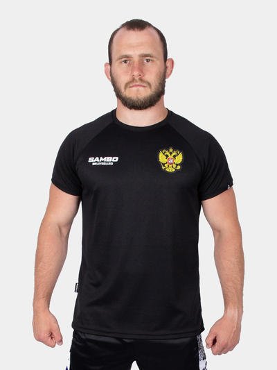 Футболка самбо BRAVEGARD ПАТРИОТ черная