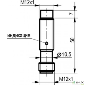 Индуктивный датчик ISN FC2A8-31P-4-LS4