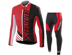 Велокостюм Specialized, майка, штаны, |L|XL|2XL|3XL|, красно-черно-бел.