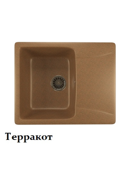 Мойки из искусственного мрамора MIXLINE ML-GM26 с крылом 470*580*190мм