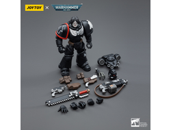 Интерцессор Гвардии Ворона (Warhammer 40k) - КОЛЛЕКЦИОННАЯ ФИГУРКА 1/18 Raven Guard Intercessors Brother Colvane (JT4591) - JOYTOY