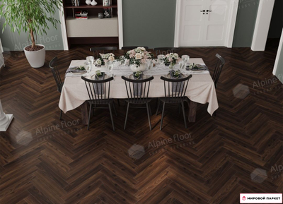 Ламинат Alpine Floor Herringbone 12 Дуб Абруццо LF105-14