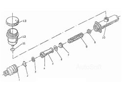 главный тормозной цилиндр дв 1792 каталог