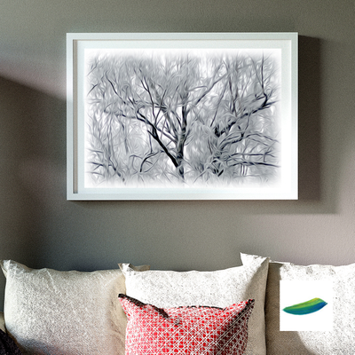 Постер «Белая зима» из коллекции «Зимушка-зима»