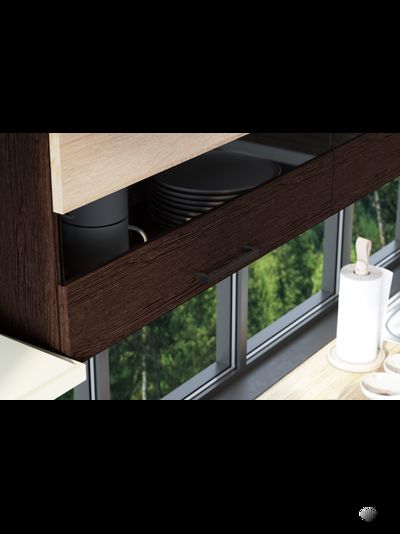 Мари 2,0 м кухонный гарнитур Сонома/Венге