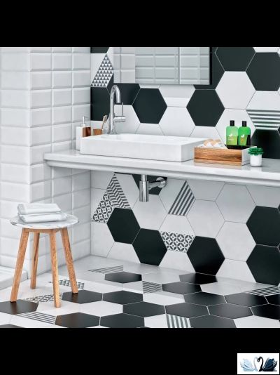 Керамогранит Керама Марацци Буранелли белая SG23000N напольная керамическая шестиугольник