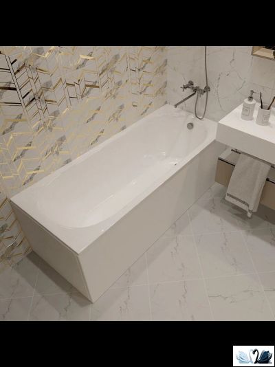 Ванна Aquatek Оберон 170x70 см, OBR170-0000165, акриловая, прямоугольная