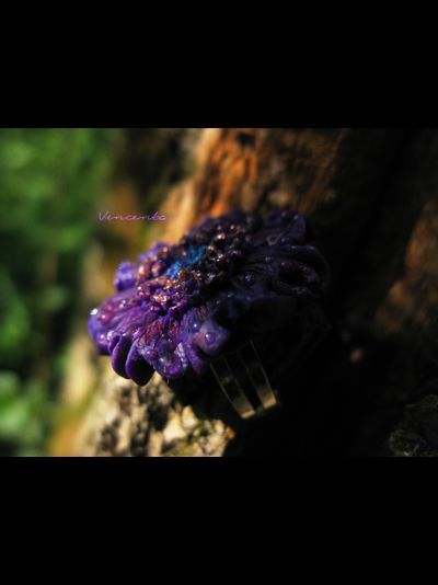 Волшебное кольцо "Пыльца Фей" из коллекции необычных украшений с цветами