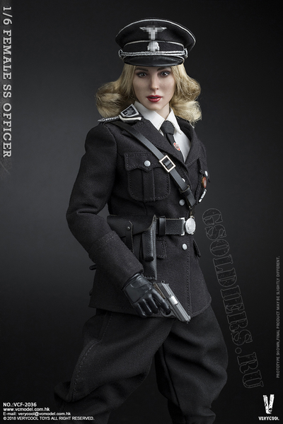 СС офицер - КОЛЛЕКЦИОННАЯ ФИГУРКА 1/6 scale Action figure Female SS Officer (VCF-2036) -  VERYCOOL