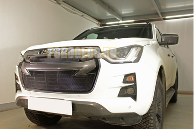 Защита радиатора Isuzu D-Max 2019- black низ